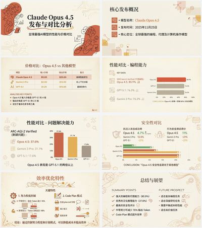 Claude Opus 4.5 Warm Academic Style Comparative Analysis Preset