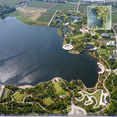 Master Plan to Aerial View